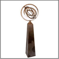  Rings on Obelisk Sculpture