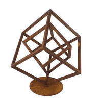 Abstract Metal Cube in a Cube  #3