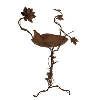 Birdbath with Lotus Flower