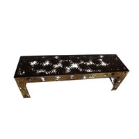 Sunflower Metal Garden Bench Seat 