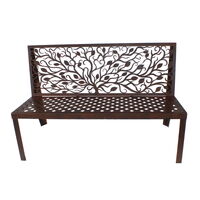 Tree and Leaves Park Seat Garden Art 