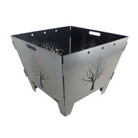 Tree Fire Pit Portable Garden Art 