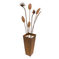 Bird of Paradise Pot Garden Art