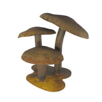 3 Mushrooms Garden Art 