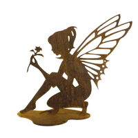 Fairy with Flower Garden Art 