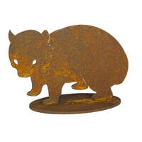 Wombat Small Stand Garden Art 