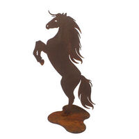 Rearing Horse Stand Garden Art 