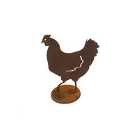 Small Chook Stand Garden Art 