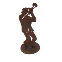 Jazz Trumpet Player Garden Art