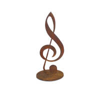 Treble Clef Music Note Stand Garden Art