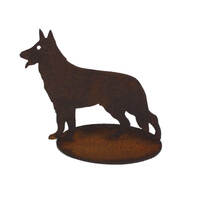 Small Dog Stand Garden Art 