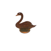 Small Swan Stand Garden Art 