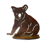 Sitting Koala Stand Small Garden Art 