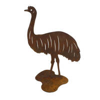 Large Emu Stand Garden Art