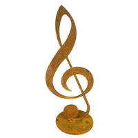 Large Treble Clef Stand Garden Art 
