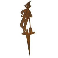 Small Garden Elf Stake Garden Art 