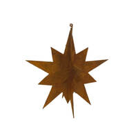 Medium Hanging Star Metal Garden Art