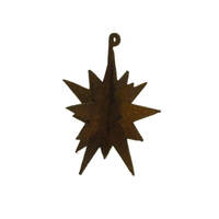 Small Hanging Star Metal Garden Art