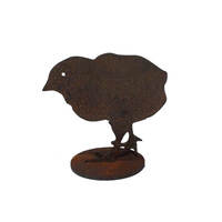 Chick Stand Garden Art 