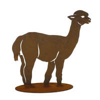 Alpaca Stand Medium Garden Art 