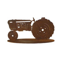 Tractor Stand Garden Art 