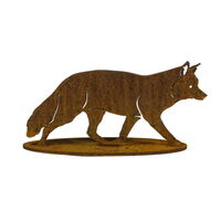 Small Fox Stand Garden Art 
