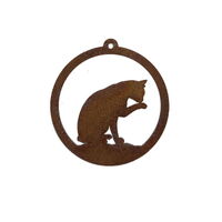 Cat Hanging Ornament Garden Art 