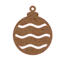 Small Christmas Bauble Decoration Wave  Garden Art
