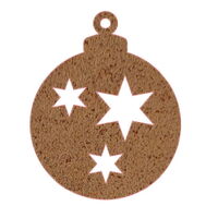 Small Christmas Bauble Decoration Stars  Garden Art