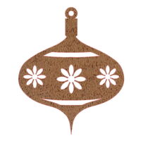 Large Christmas Bauble Decoration Moroccan floral  Garden Art 