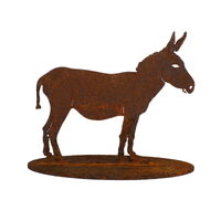Donkey Stand Small Garden Art 