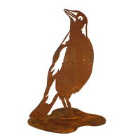 Magpie Three Stand Garden Art 