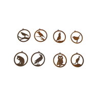 Small Hanging Ring Set Garden Art