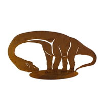 Brachiosaurus Dinosaur Stand Garden Art 
