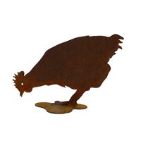 Chook Stand Three Garden Art