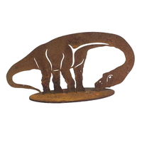 Brachiosaurus Dinosaur Stand Small Garden Art