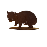 Wombat Medium Stand Garden Art