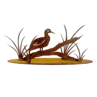 Small Duck on log stand