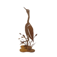 Small Brolga on Reeds Stand 