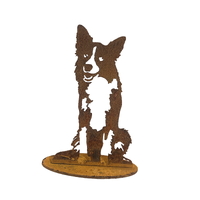 Small Border Collie Dog Stand