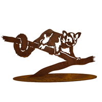 Sugar Glider Stand Metal Garden Art