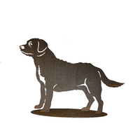 Labrador Dog Stand Garden Art
