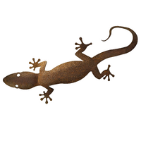 Large Smooth Gecko With Curled Tail