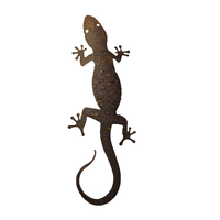 Small Spotted Gecko with Curled Tail