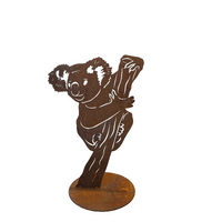 Koala on tree trunk stand Large