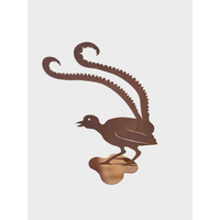GA570 Large Lyrebird Stand Garden Art