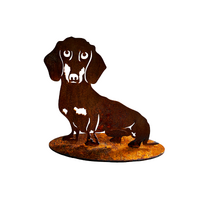 Dachshund Dog Stand Small Garden Art