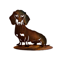Dachshund Dog Stand Large Garden Art