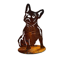 French Bulldog Stand Medium Garden Art