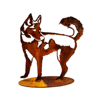 Husky Stand Standing Medium Garden Art